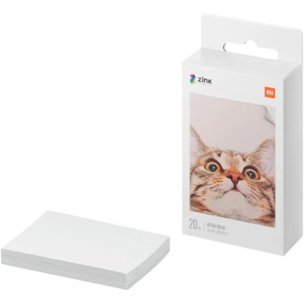 xiaomi photo paper Self-Adhesive ZINK Sheets 20 Pack