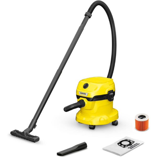 Wet & Dry Vacuum Cleaner Kärcher WD 2 Plus 1000W Yellow Wet & Dry Vacuum Cleaner Kärcher WD 2 Plus 1000W Yellow