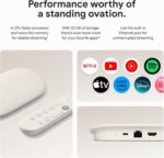 Google TV Streamer 4K - Relaxed Entertainment through Fast Streaming and Remote Control with Voice Search - Movies, Series, Live Shows and Netflix in 4K HDR - 32 GB Storage Space - Porcelain - Image 6