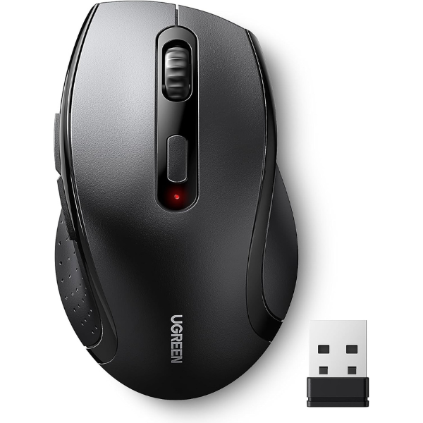 Wireless Mouse Ergonomic 1600 DPI – UGREEN 2.4GHz