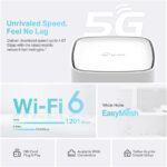 Archer NX200 5G AX1800 Wireless Dual-Band Gigabit Router with 4.67 Gbps Download Speed, Plug & Play Setup, EasyMesh Compatibility, Gigabit WAN/LAN Port, 2.4 GHz/5 GHz Wi-Fi 6 (1201 Mbps/574 Mbps), Nano SIM Slot, Parental Control, VPN Support White - Image 5