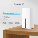 Archer NX200 5G AX1800 Wireless Dual-Band Gigabit Router with 4.67 Gbps Download Speed, Plug & Play Setup, EasyMesh Compatibility, Gigabit WAN/LAN Port, 2.4 GHz/5 GHz Wi-Fi 6 (1201 Mbps/574 Mbps), Nano SIM Slot, Parental Control, VPN Support White - Image 2