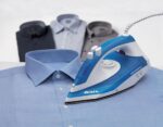 Ariete 6234 Steam Iron,Iron with Teflon Plate, Steam Blow 140 g/min, Tank 250 ml, 2000 W, White/Blue (by De'longhi Group) - Image 5