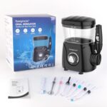 Sawgmore Dental Water Flosser, Professional Dental Flosser with 8 Multifunctional Nozzles, 10 Water Pressure Settings, 600 ml Dental Irrigator for Family Care - Image 2