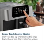 Beko CaffeExperto CEG7304X Bean to Cup Espresso Coffee Maker | Milk Pitcher | Color Touch Screen Panel | 19 Bar Pressure, 2 Coffee Spouts | Fully Automatic, Silver - Image 8
