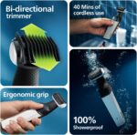Philips BG3007/01 Cordless Showerproof New Body Trimmer for Men | Body Groomer with Skin Protect Technology | Ideal for all Body Areas & Private Part | Skin Friendly Body & Groin Shaver - Image 3