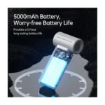 JISULIFE Handheld Fan Life9 5000mAh - Black - Image 3