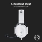 Razer BlackShark V2 X Gaming Headset White Wired - Image 2