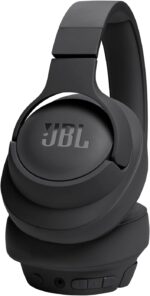 JBL Tune 720BT Wireless Over-Ear Headphones, Pure Bass Sound, Bluetooth 5.3, 76H Battery, Hands-Free Call, Multi-Point Connection, Foldable, Detachable Audio Cable - Black, JBLT720BTBLK - Image 8