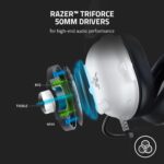 Razer BlackShark V2 X Gaming Headset White Wired - Image 5