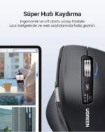 UGREEN Wireless Mouse 2.4G & Bluetooth, Ultra-Fast Scrolling, Ergonomic and Quiet Mouse 5000 dpi 5 Buttons, 10M Connection, Compatible with Windows, Linux, MacOS, Android and Chrome - Image 8