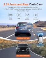 70Mai Smart Dash Cam Pro Plus Sets A500S - Dual Video Recording, 5MP Resolution, 140-Degree Wide View Angle, Free WiFi, and 24-Hour Parking Monitor for Enhanced Security - Image 7