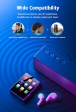 MECHEN 32GB MP3 Player, Portable Digital Music Player with Bluetooth 5.3 FM Radio, Recording, 2.4" Screen, HiFi Lossless Sound, Support up to 128GB - Image 4