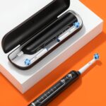Bitvae BVR2 Toothbrush 8 heads +1 travel case Black color black - Image 2