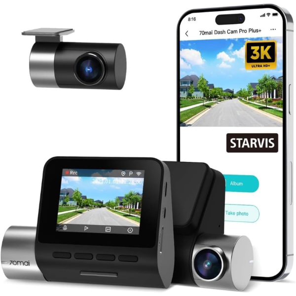 Dash Cam 70Mai A500S 5MP Dual Recording WiFi