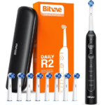 Electric Toothbrush Bitvae BVR2 8 Heads Travel Case