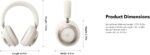 soundcore Space One Pro by Anker, Adaptive ANC Headphones, Super Foldable Design, 60H Lossless Audio, Ultra-Fast Charging, Hi-Res Wireless Audio with LDAC, Comfortable Fit, White - Image 2