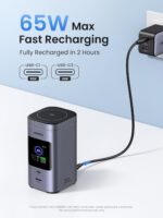 UGREEN Nexode Power Bank 20000mAh 145W PD 3.0 Portable Charger 72Wh Qi2 Certified 15W Wireless Fast Charging Magsafe Battery Pack 2C1A with TFT Display for iPhone 17/16 Series/MacBook/iPad and More - Image 3