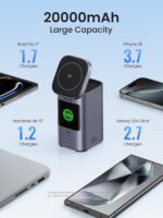 UGREEN Nexode Power Bank 20000mAh 145W PD 3.0 Portable Charger 72Wh Qi2 Certified 15W Wireless Fast Charging Magsafe Battery Pack 2C1A with TFT Display for iPhone 17/16 Series/MacBook/iPad and More - Image 5