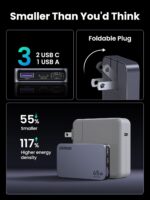UGREEN Nexode Pro 65W GaN USB C Slim Wall Charger, 3-Port Compact Fast PPS Charger for iPhone 17/16/15 Series, MacBook Air, iPad Pro, Galaxy S25/S24, Pixel 10/9, Steam Deck - Image 5