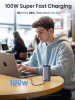 UGREEN Nexode Power Bank 20000mAh 145W PD 3.0 Portable Charger 72Wh Qi2 Certified 15W Wireless Fast Charging Magsafe Battery Pack 2C1A with TFT Display for iPhone 17/16 Series/MacBook/iPad and More - Image 6