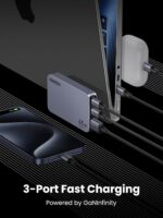 UGREEN Nexode Pro 65W GaN USB C Slim Wall Charger, 3-Port Compact Fast PPS Charger for iPhone 17/16/15 Series, MacBook Air, iPad Pro, Galaxy S25/S24, Pixel 10/9, Steam Deck - Image 6