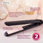 Philips StraightCare Essential ThermoProtect straightener ThermoProtect technology, Ionic care for shiny hair, Keratin-infused plates, 6 LED temperature settings - BHS378 - Image 3