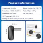 Carlinkit Wireless CarPlay & Android Auto Adapter - Mini Ultra 3 Convert OEM Wired to Wireless Dongle for iPhone & Android 11+, USB-A/Type-C Plug & Play, Fast Connection, Online Upgrade - Image 2