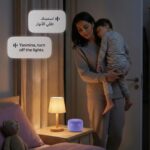 Yango Yasmina Lite AI Smart Speaker, Bilingual Arabic & English, Music, Stories, Quran, Screen-free Learning for Kids, Routine helper for Parents, Purple - Image 4