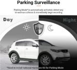 70mai A400 Dual Channel Car Dash Cam, 1440p Front & 1080p Rear, WDR, Night Vision, G-Sensor, App Playback & Share, Optional Parking Monitoring (Gray) - Image 5