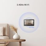 EZVIZ Wireless Monitor Touch Screen with Ringtone, Central Control Screen, Works with Up to 30 Cameras/Doorbells, Wire free 7-Inch Colour Touchable Display, Live View Playback, 2-Way Talk (SD7) - Image 2