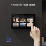 EZVIZ Wireless Monitor Touch Screen with Ringtone, Central Control Screen, Works with Up to 30 Cameras/Doorbells, Wire free 7-Inch Colour Touchable Display, Live View Playback, 2-Way Talk (SD7) - Image 9