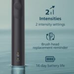Philips Sonicare 4100 Power Toothbrush, Rechargeable Electric Toothbrush with Pressure Sensor, Black – International Warranty – HX3681/24 - Image 5