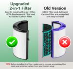 Dyson Combi Glass HEPA and Activated Carbon Replacement Purifier Filter 360° Combi 2 in 1 HEPA + Carbon Filter for Dyson TP04 HP04 TP07 TP06 HP06 TP4A TP7A PH02 PH01 PH03 PH04 PH3A HP09 TP09 HP07 HP10 TP10 HP4A HP7A DP04 Air Purifi-er, HEPA Carbon Filter #965432-01 - Image 8