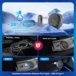 Carlinkit Wireless CarPlay & Android Auto Adapter - Mini Ultra 3 Convert OEM Wired to Wireless Dongle for iPhone & Android 11+, USB-A/Type-C Plug & Play, Fast Connection, Online Upgrade - Image 7