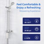 Philips Shower Filter 3-stage Water Softener, Shower Filtration with Double Mesh & NSF Certified KDF Material, Reducing Chlorine/Impurities/Rust Sediments for Handheld Showerhead(Shower Filter Set) AWP1775CH/56 (No Box) - Image 4