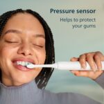 Philips Sonicare 4100 Power Toothbrush, Rechargeable Electric Toothbrush with Pressure Sensor, Black – International Warranty – HX3681/24 - Image 6