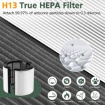 Dyson Combi Glass HEPA and Activated Carbon Replacement Purifier Filter 360° Combi 2 in 1 HEPA + Carbon Filter for Dyson TP04 HP04 TP07 TP06 HP06 TP4A TP7A PH02 PH01 PH03 PH04 PH3A HP09 TP09 HP07 HP10 TP10 HP4A HP7A DP04 Air Purifi-er, HEPA Carbon Filter #965432-01 - Image 2